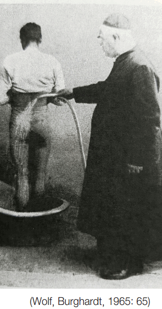[그림 2] 크나이프의 치료(1892)